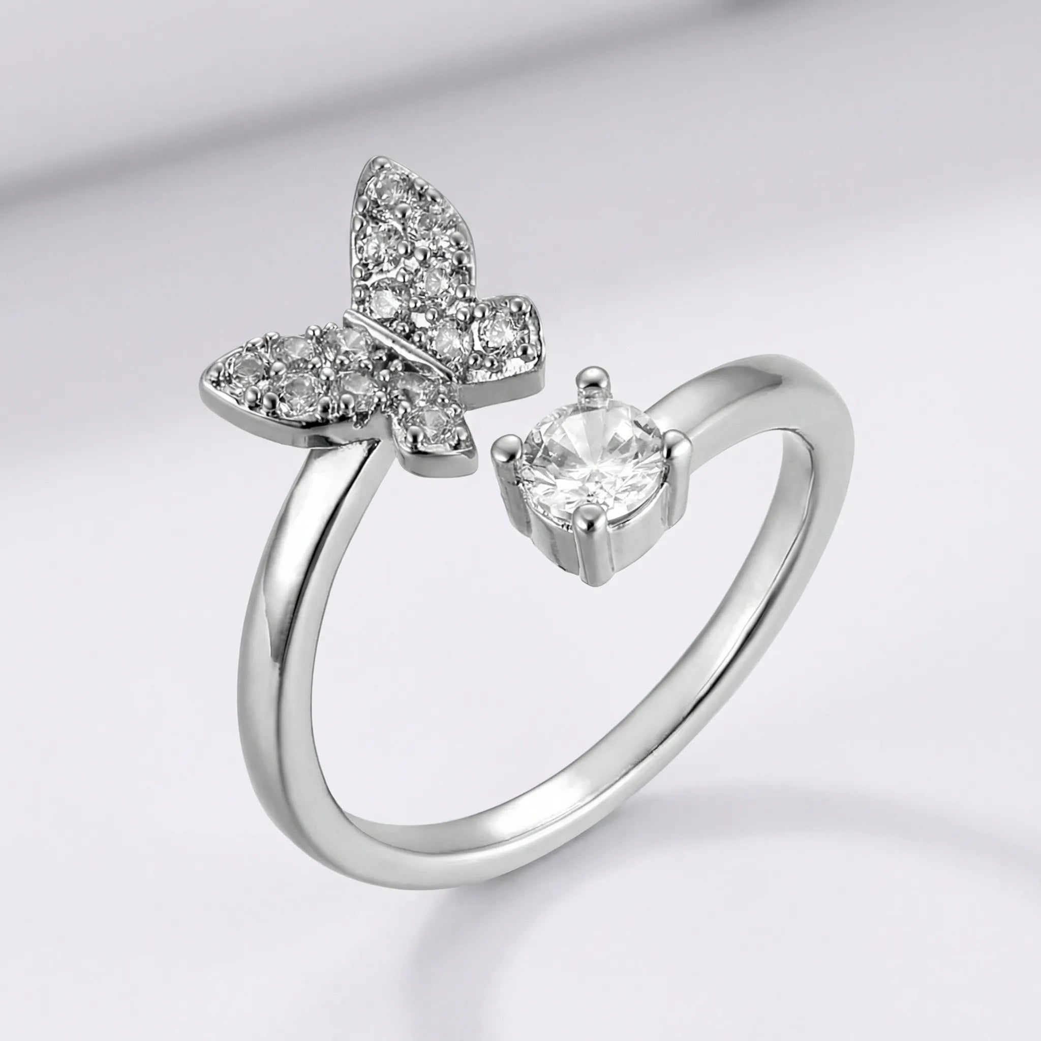 Navando | Gepersonaliseerde Ring Met zirkoniasTeen