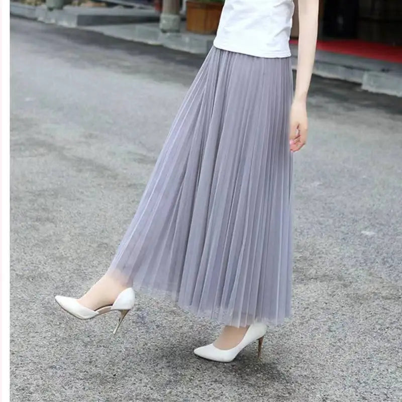 Navando | Geplooide Midi-Rok