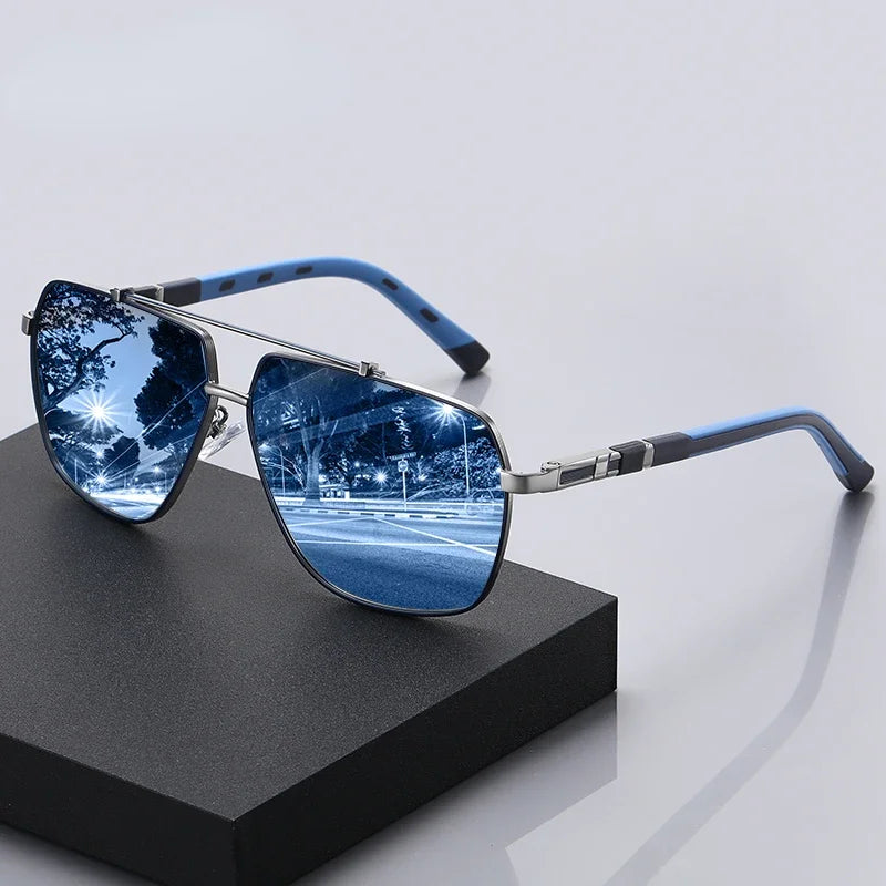 Navando | Gepolariseerde Aviator-Zonnebril Voor Heren