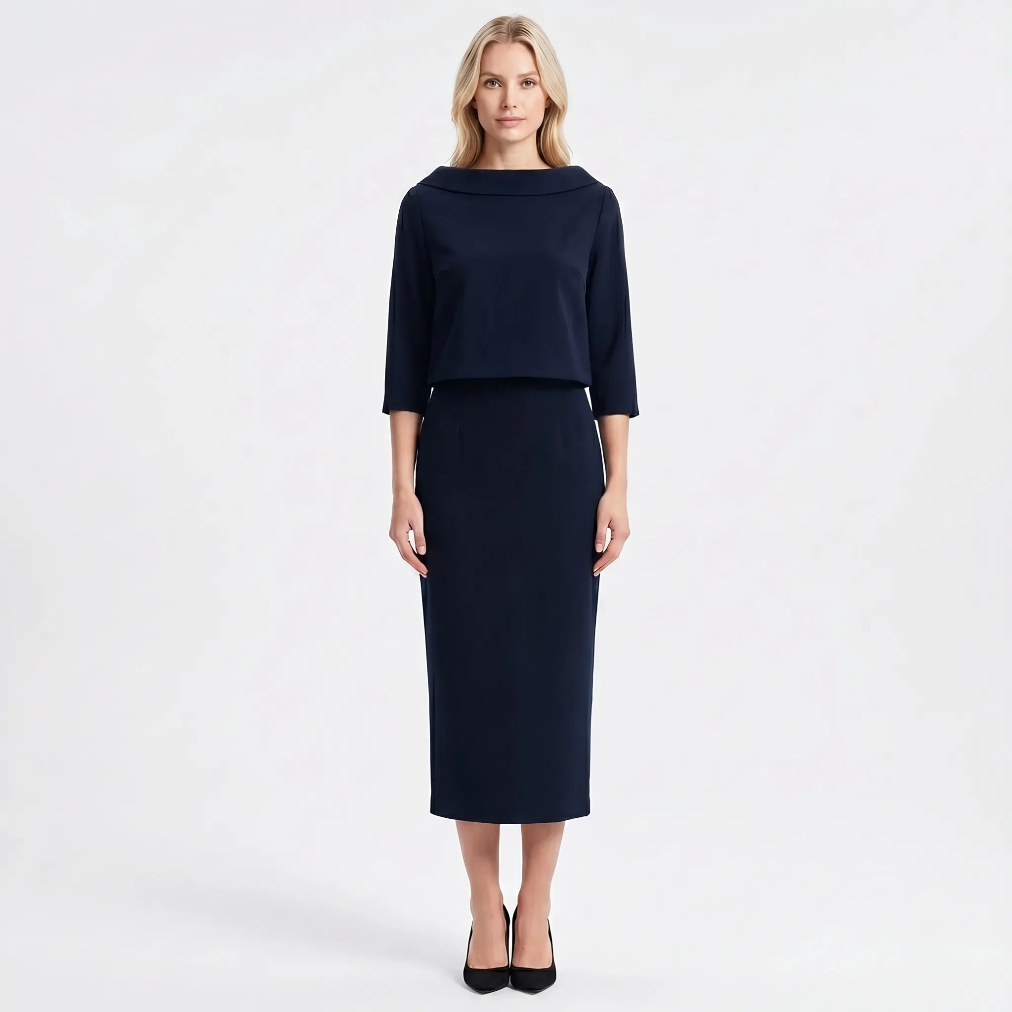 Navando | Getailleerde Tweedelige Rok Set