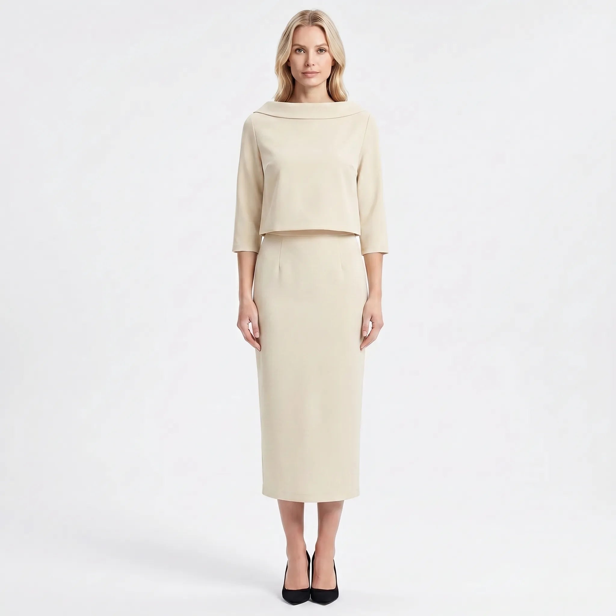 Navando | Getailleerde Tweedelige Rok Set