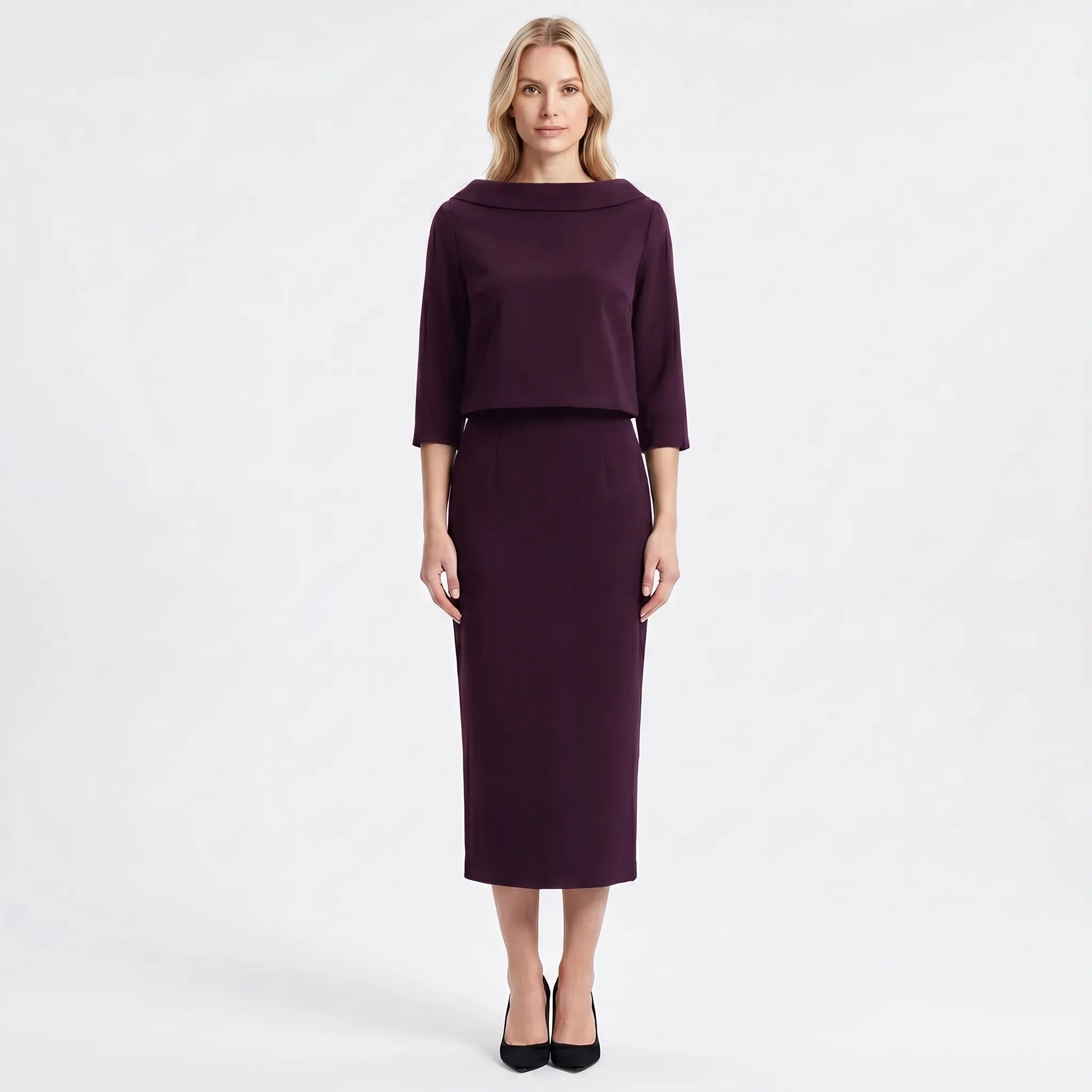 Navando | Getailleerde Tweedelige Rok Set