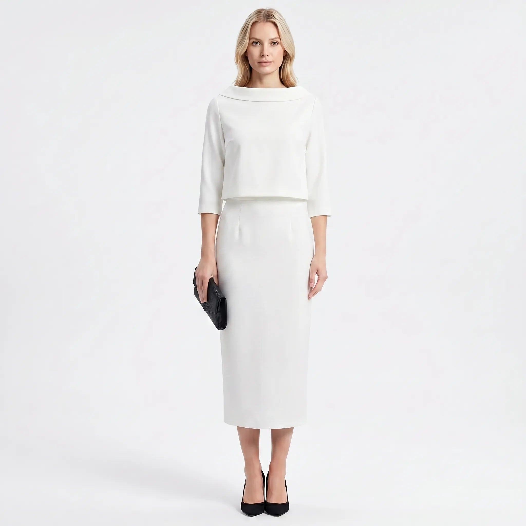 Navando | Getailleerde Tweedelige Rok Set