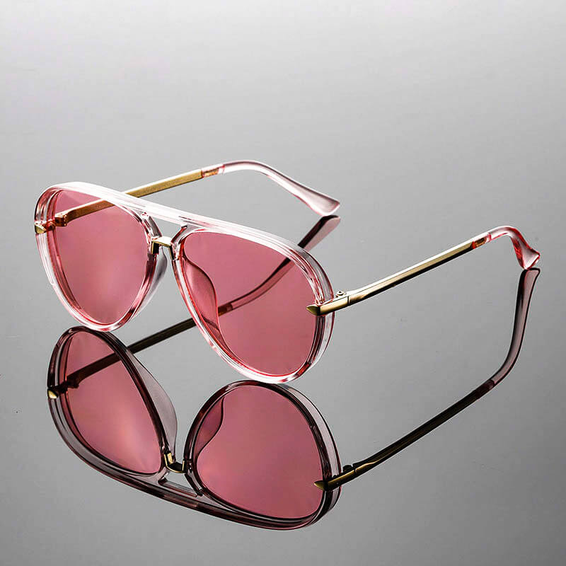 Navando | Getinte Aviator Zonnebril Voor Dames
