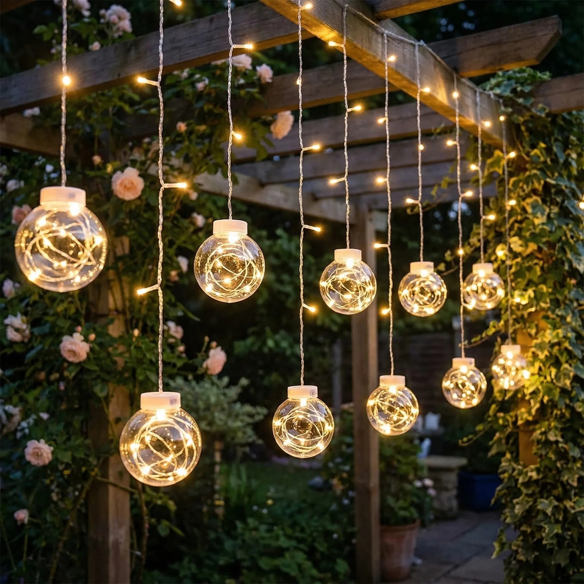 Navando | Hangende LED-Lichtslinger Met Bollen