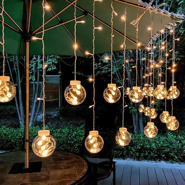 Navando | Hangende LED-Lichtslinger Met Bollen