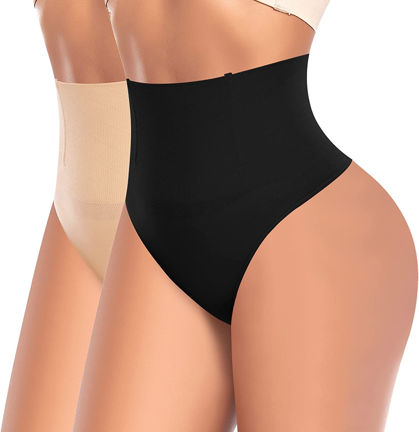 Navando | Hoog Uitgesneden Shapewear String Met Buikcontrole