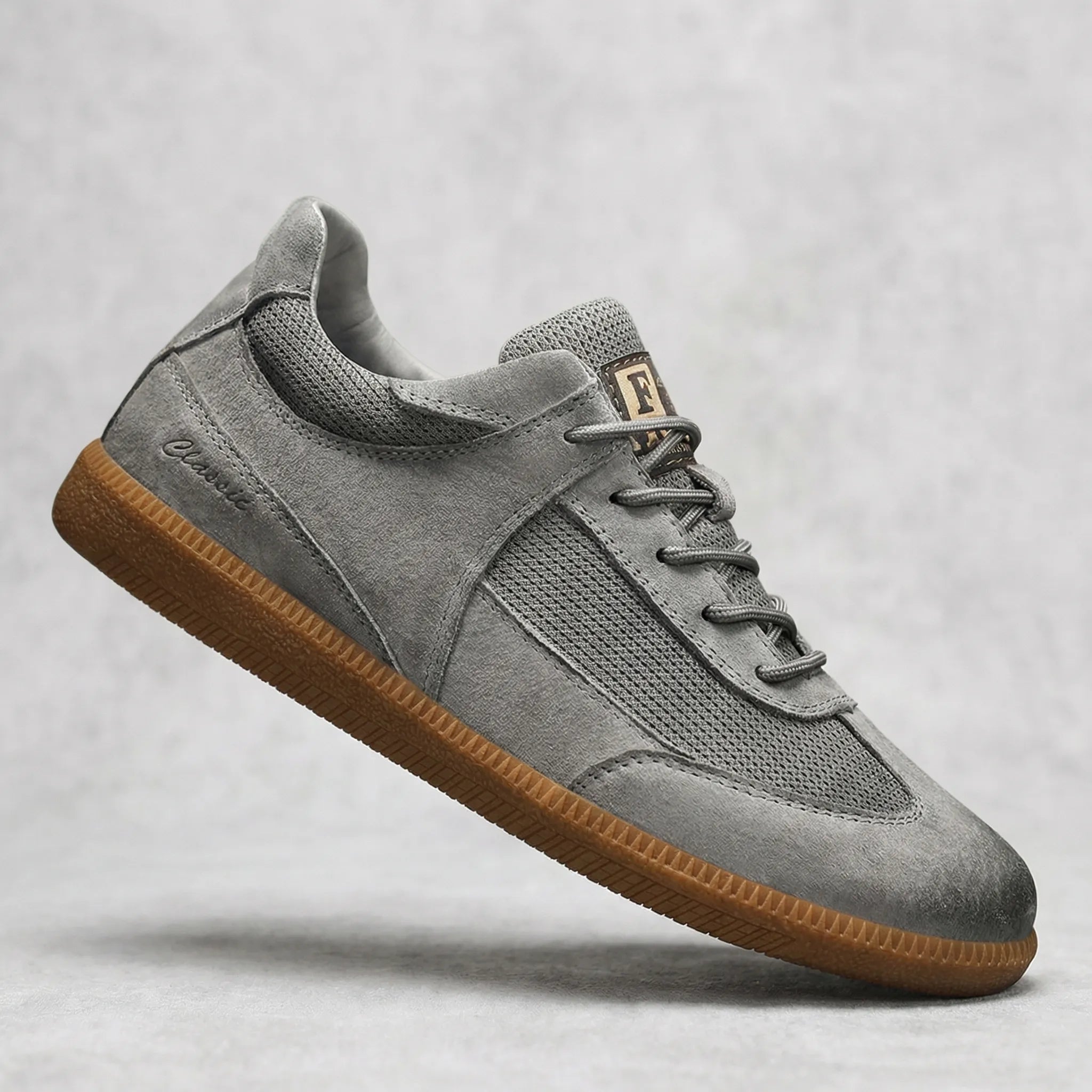 Navando | Lage Vetersneaker Met Mesh Details