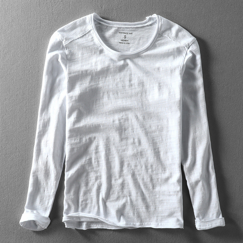 Navando | Minimalistische Longsleeve Met Ronde Hals
