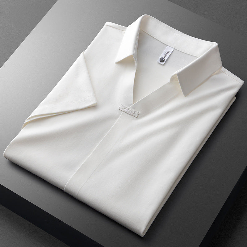 Navando | Minimalistische Poloshirt Met Kraag