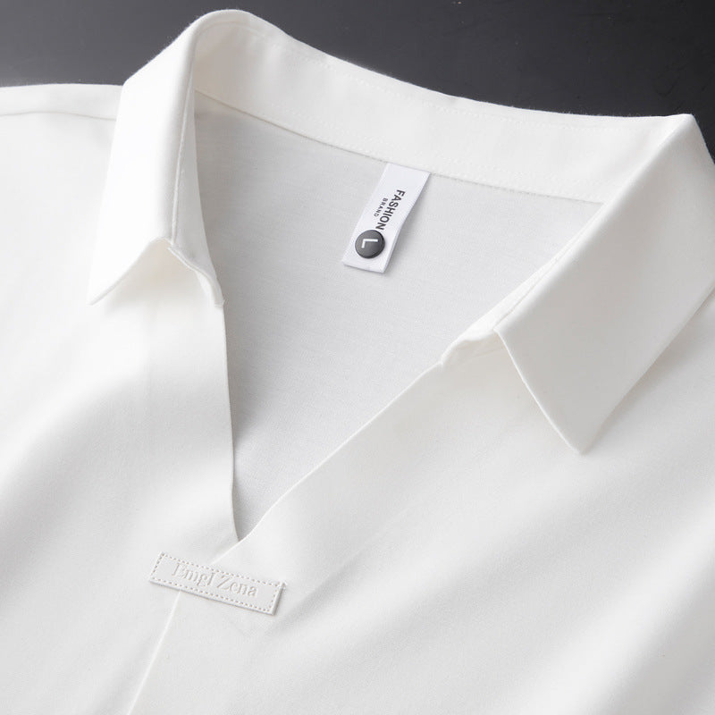 Navando | Minimalistische Poloshirt Met Kraag