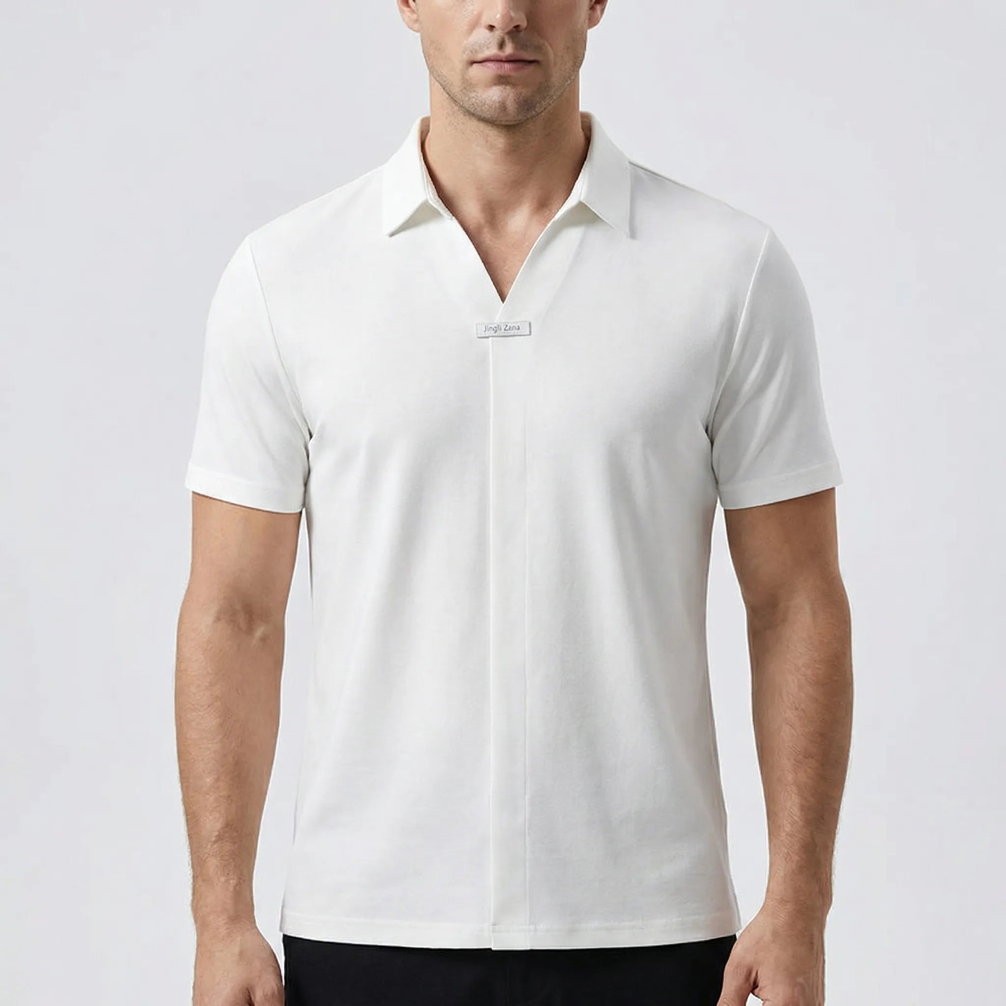 Navando | Minimalistische Poloshirt Met Kraag