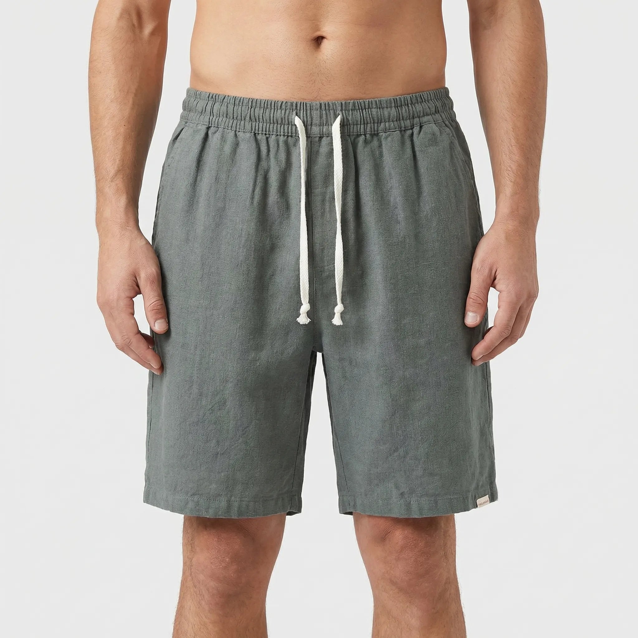 Navando | Minimalistische Short Met Trekkoord En Elastische Tailleband