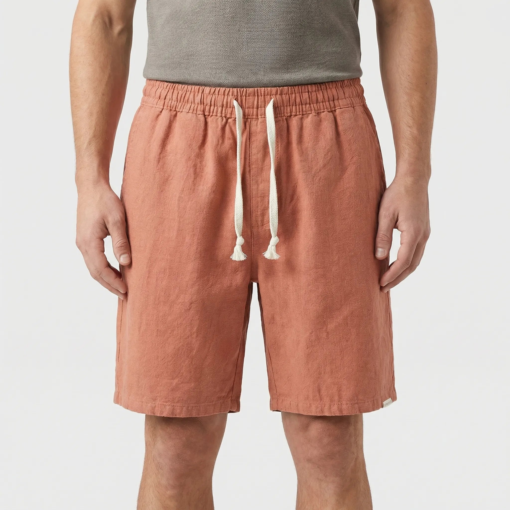 Navando | Minimalistische Short Met Trekkoord En Elastische Tailleband