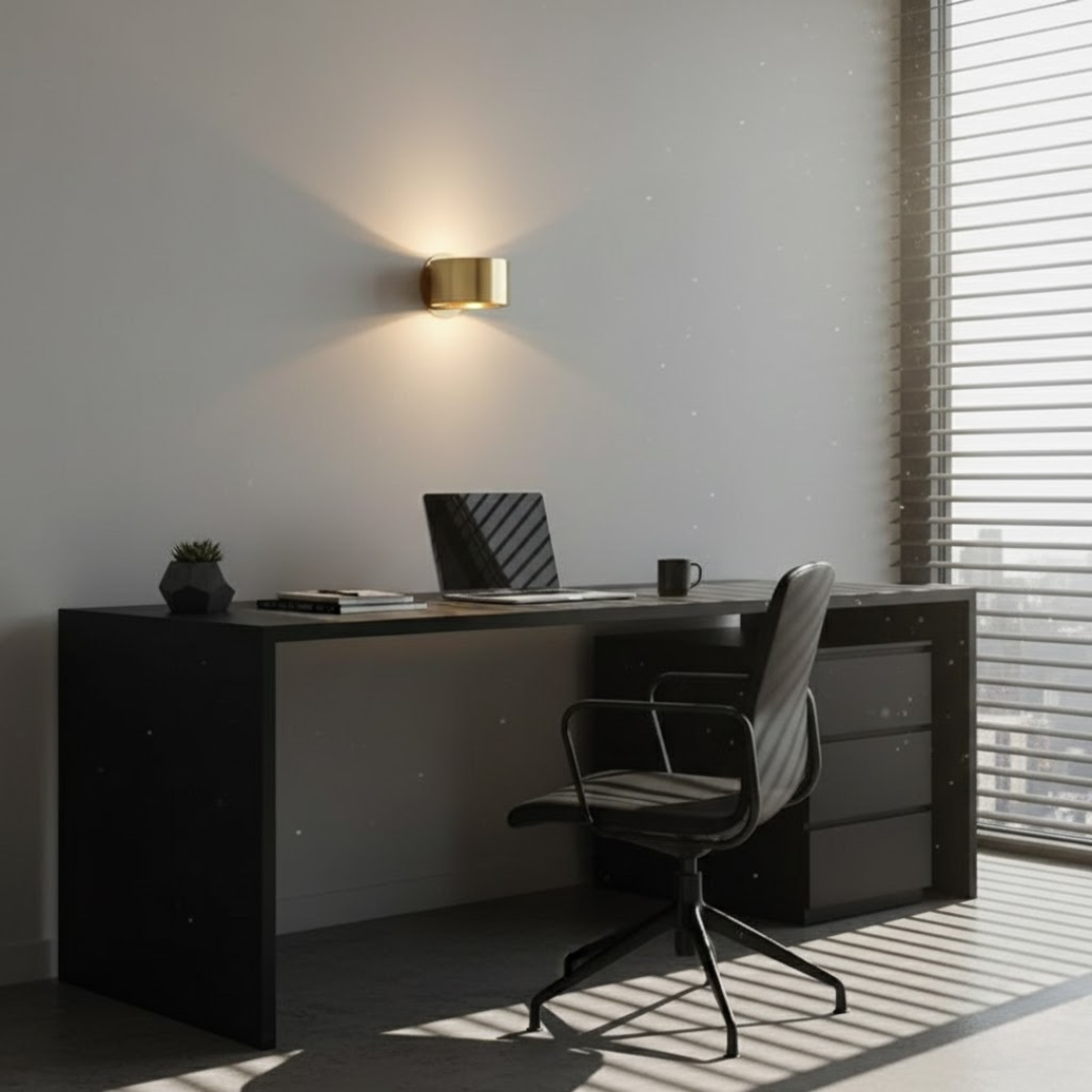 Navando | Moderne Cilindrische Wandlamp Met Lichtspel