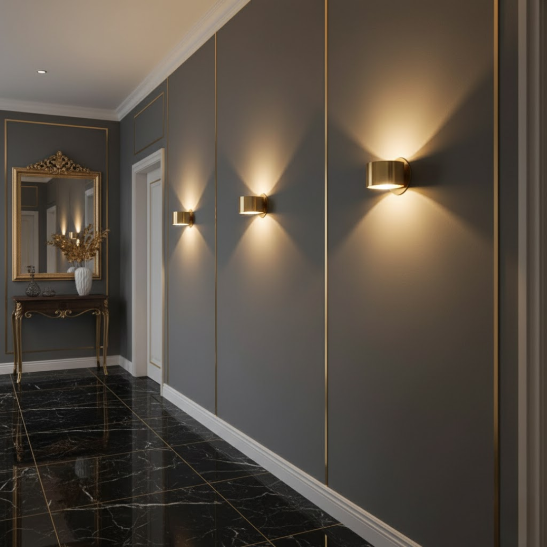 Navando | Moderne Cilindrische Wandlamp Met Lichtspel