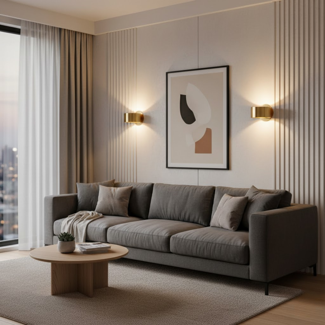 Navando | Moderne Cilindrische Wandlamp Met Lichtspel
