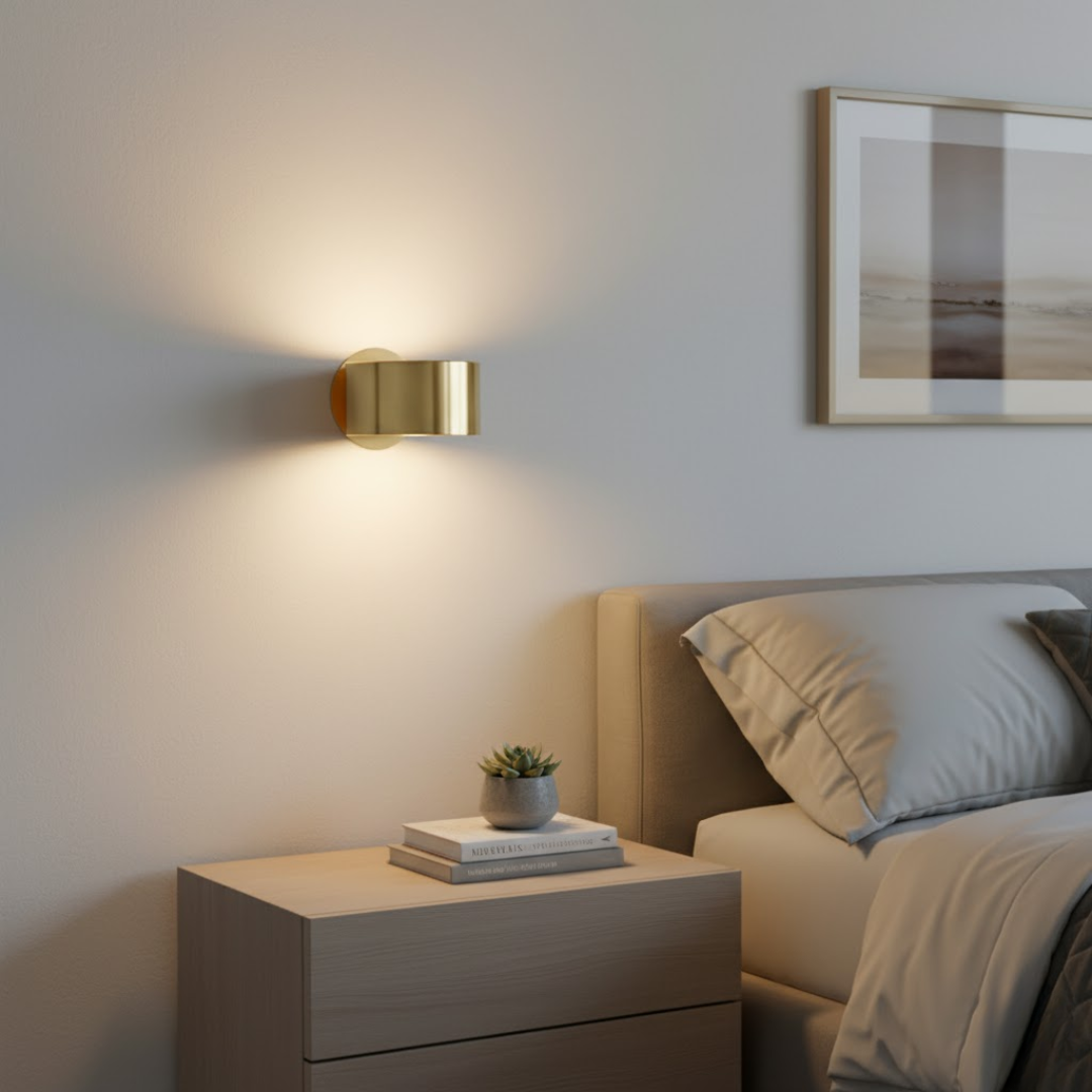 Navando | Moderne Cilindrische Wandlamp Met Lichtspel