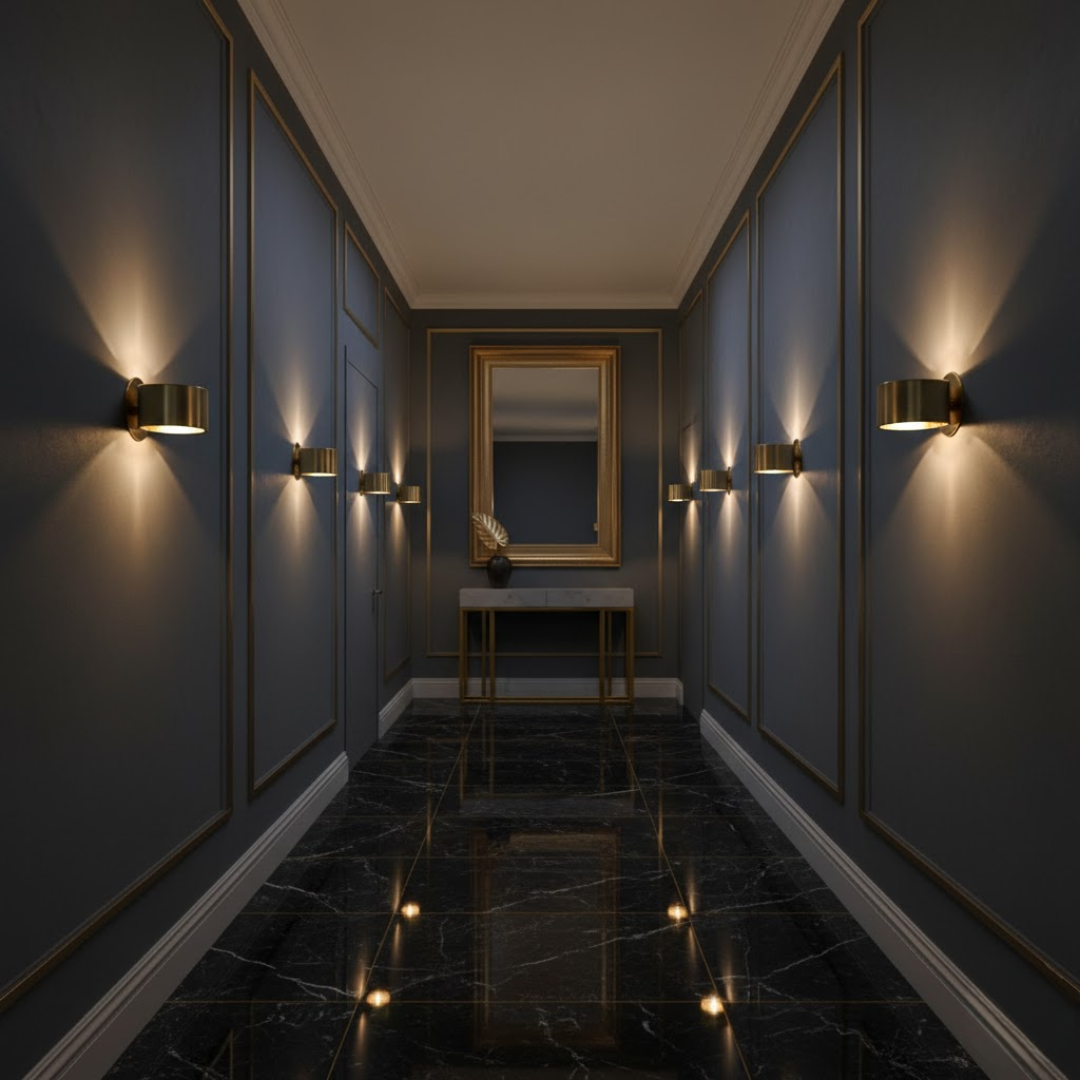 Navando | Moderne Cilindrische Wandlamp Met Lichtspel