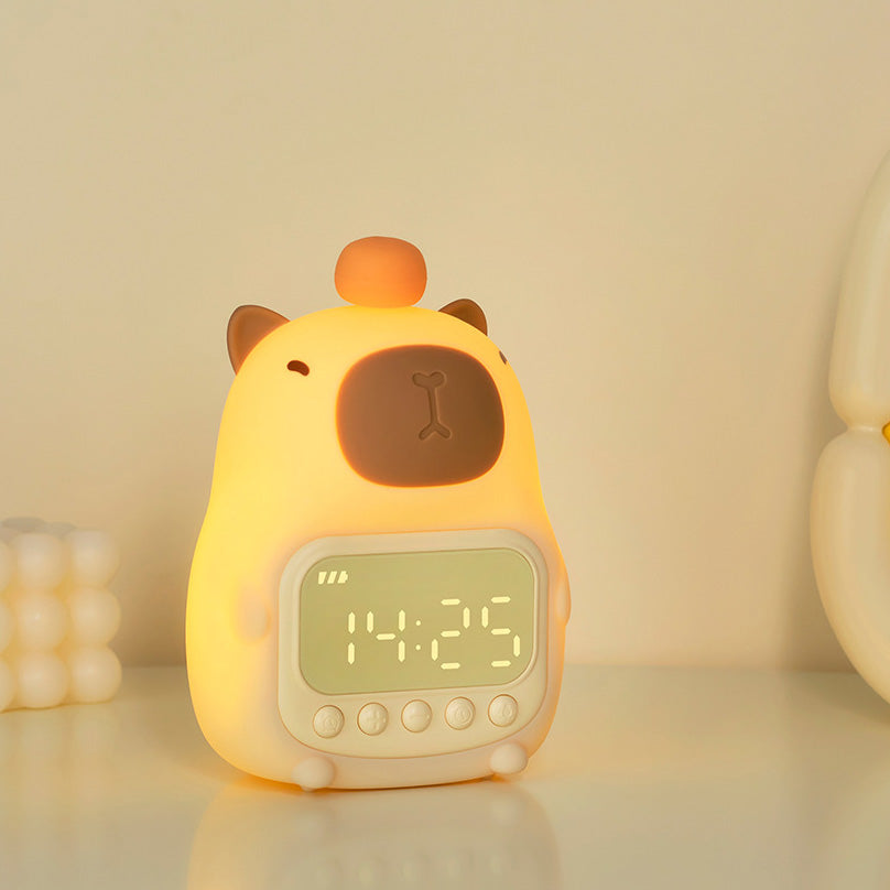 Navando | Oplaadbare Nachtlamp Met Digitale Wekker