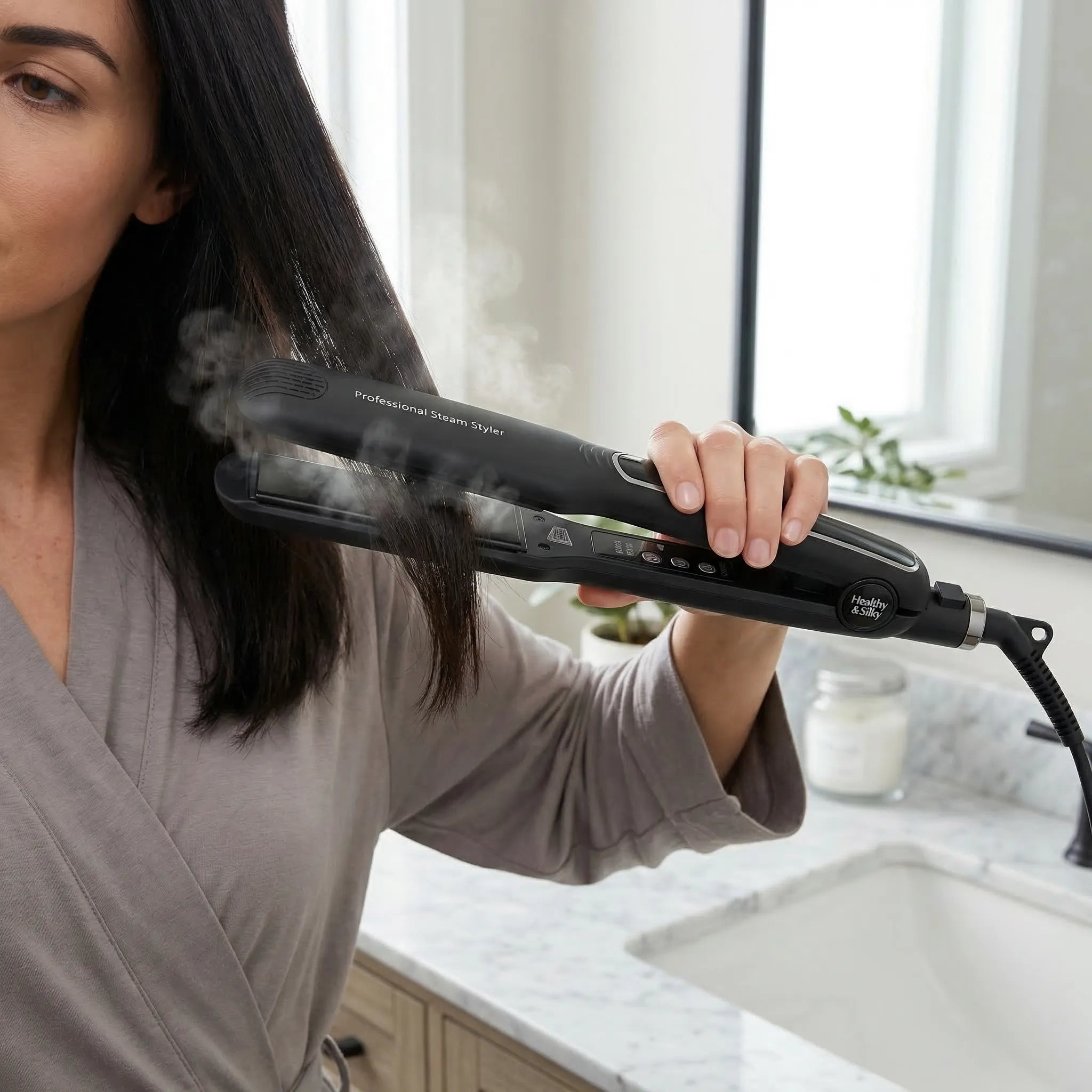 Navando | Professionele Stoomstijltang Met LED-Display