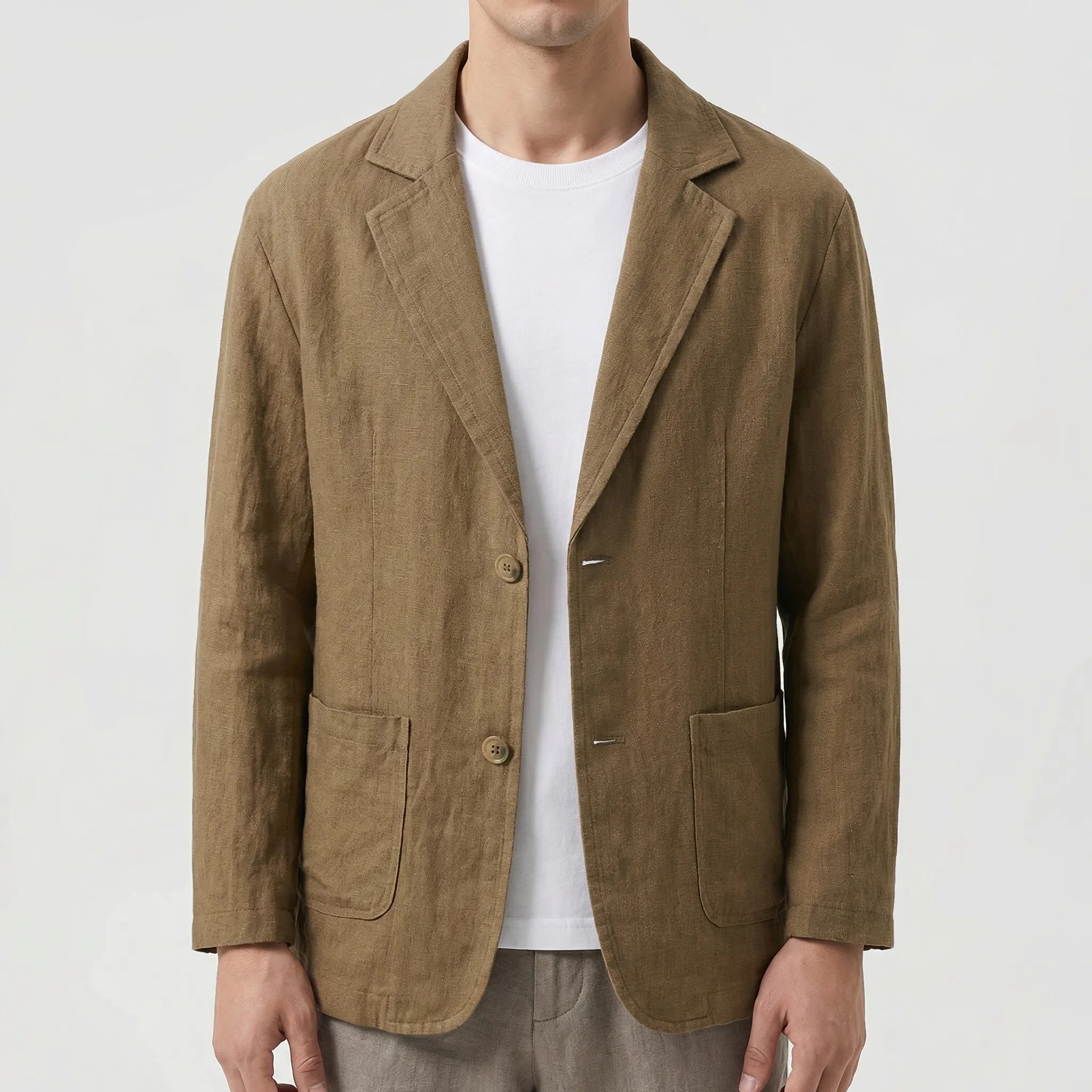 Navando | Relaxed Fit Blazer Met Reverskraag