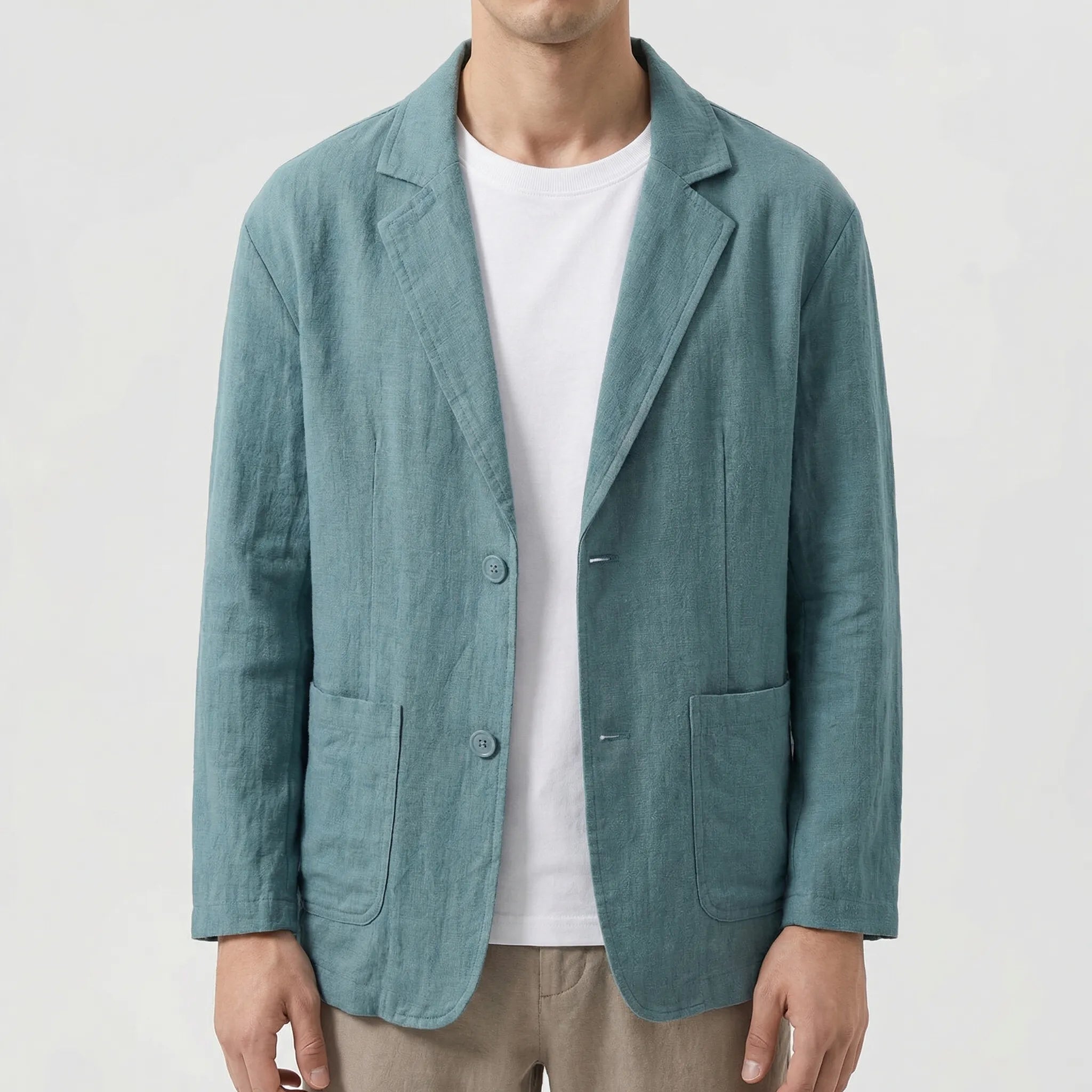 Navando | Relaxed Fit Blazer Met Reverskraag