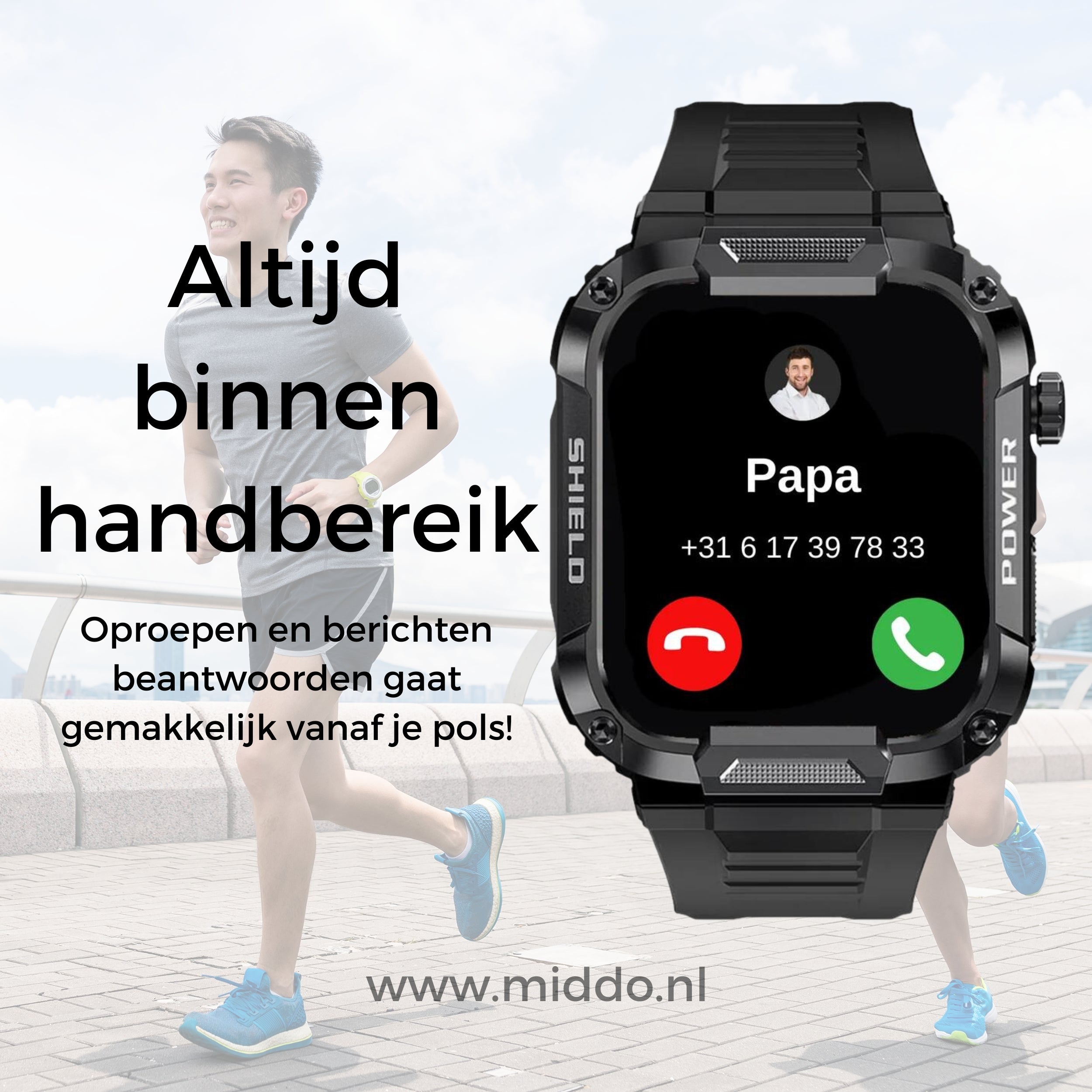 Navando | Robuuste Smartwatch Met Uitgebreide Gezondheidsfuncties