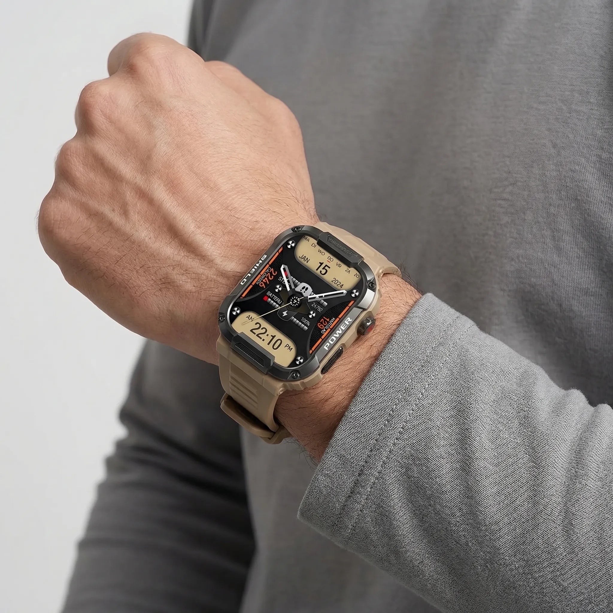 Navando | Robuuste Smartwatch Met Uitgebreide Gezondheidsfuncties