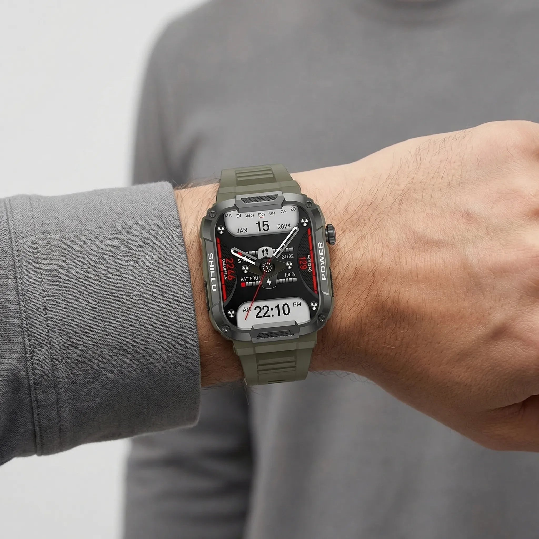 Navando | Robuuste Smartwatch Met Uitgebreide Gezondheidsfuncties