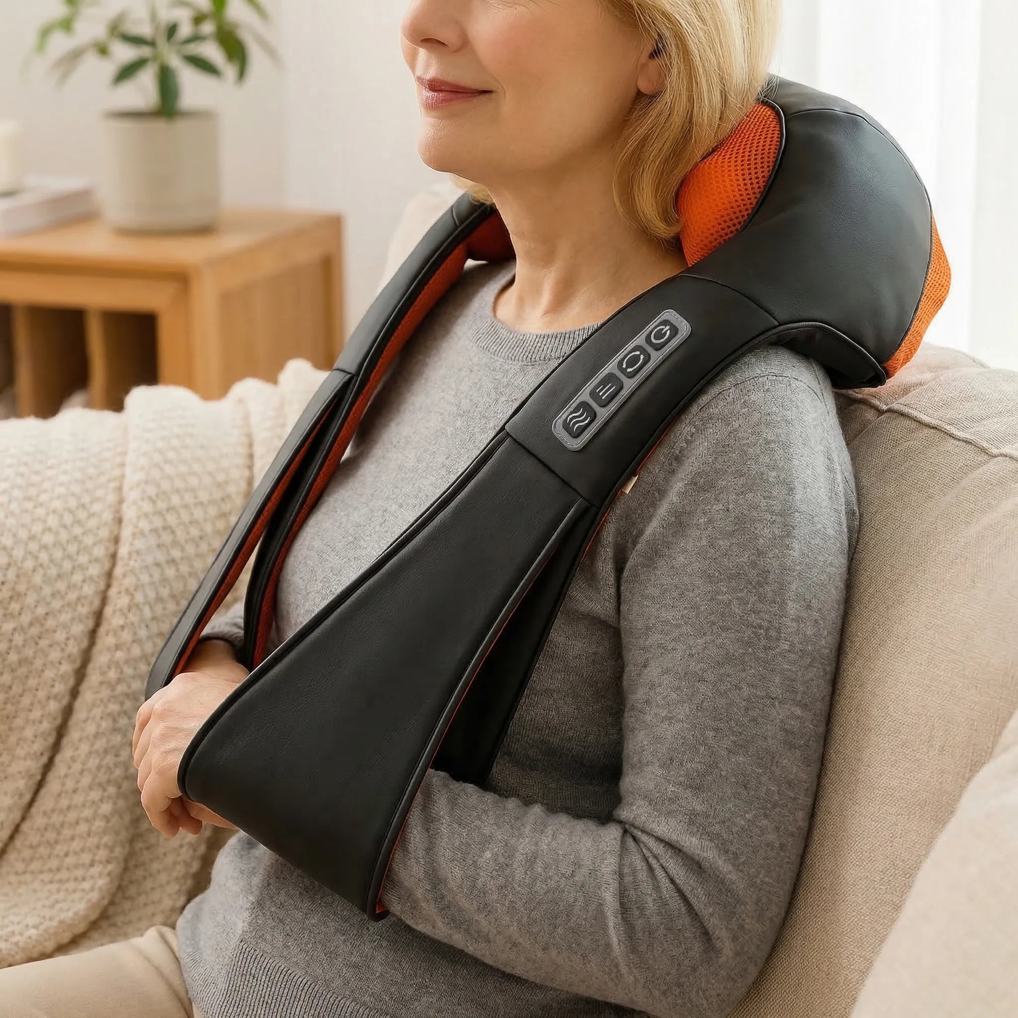 Navando | Roterende Shiatsu-Massagekussen Voor Nek En Schouders