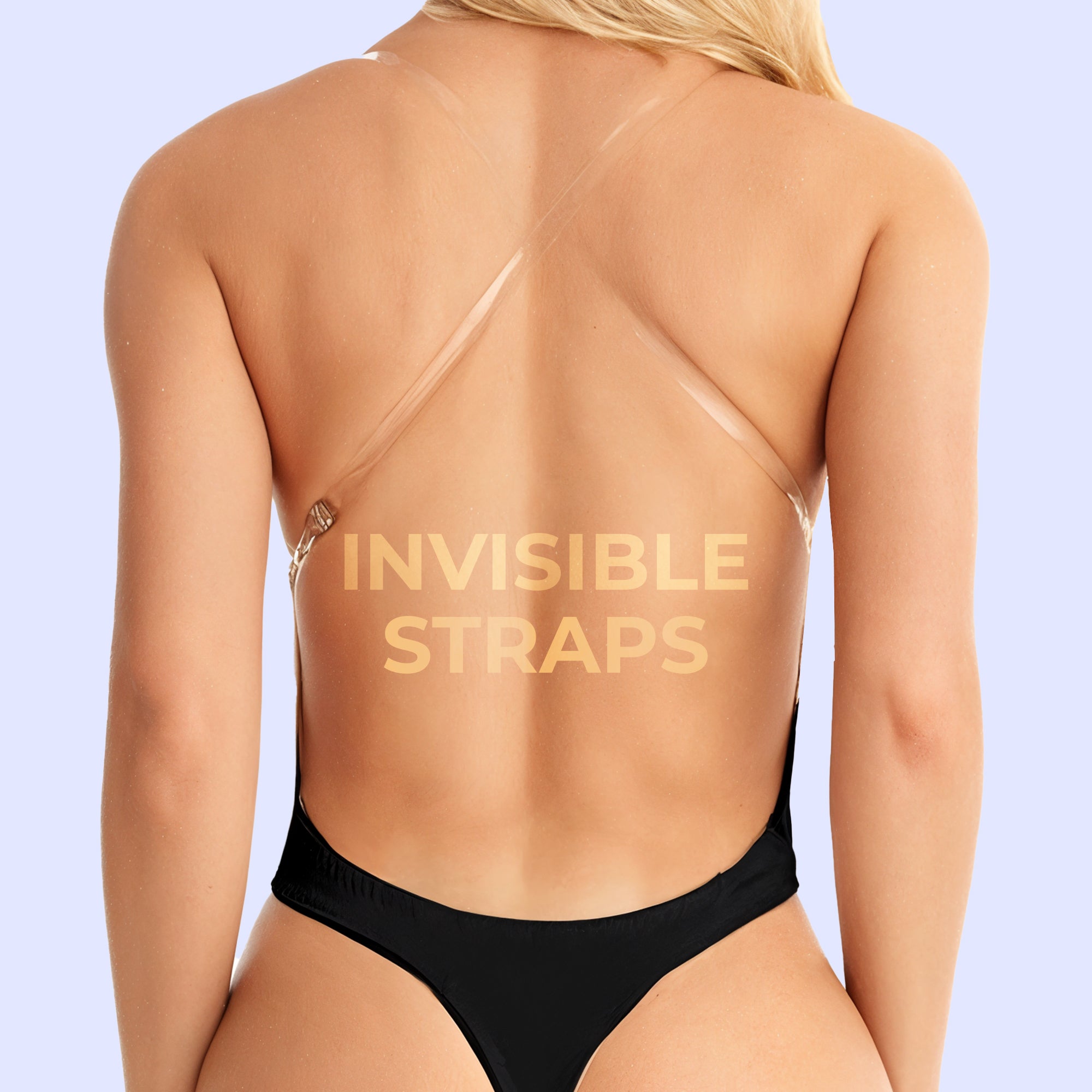 Navando | Rugvrije Shapewear Body Met Doorzichtige Bandjes