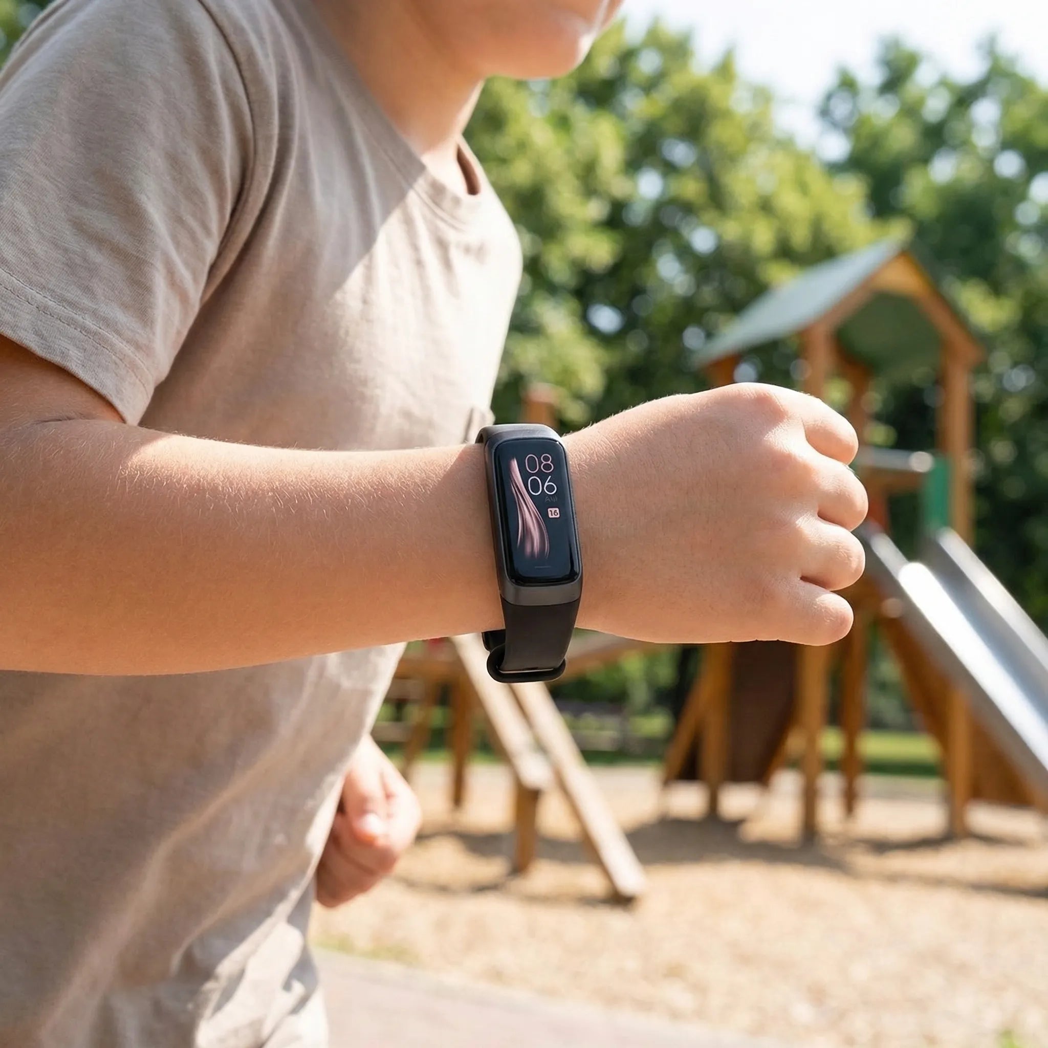 Navando | Slanke Smartwatch Voor Kinderen Met Fitnessfuncties