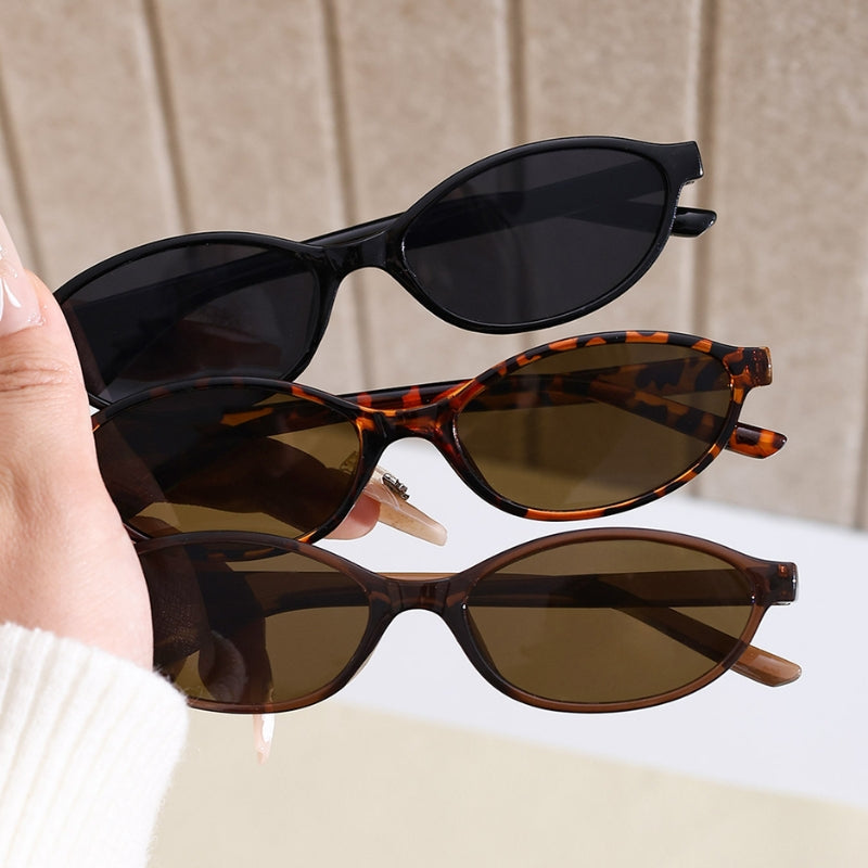 Navando | Smalle Cat-Eye Zonnebril Jaren 90 Stijl