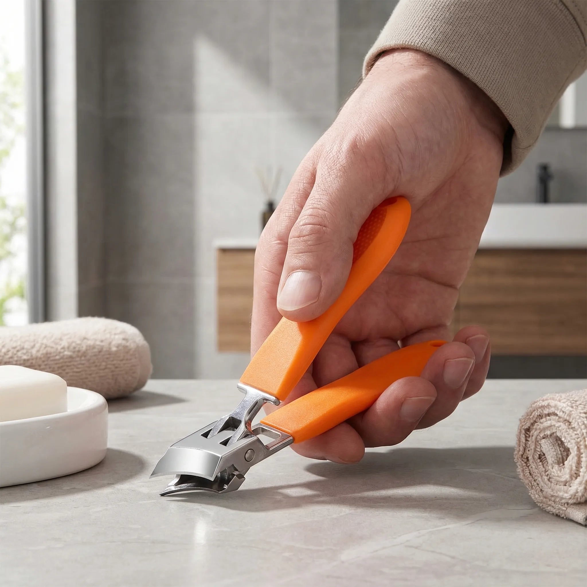 Navando | Stevige Nagelknipper Met Brede Opening