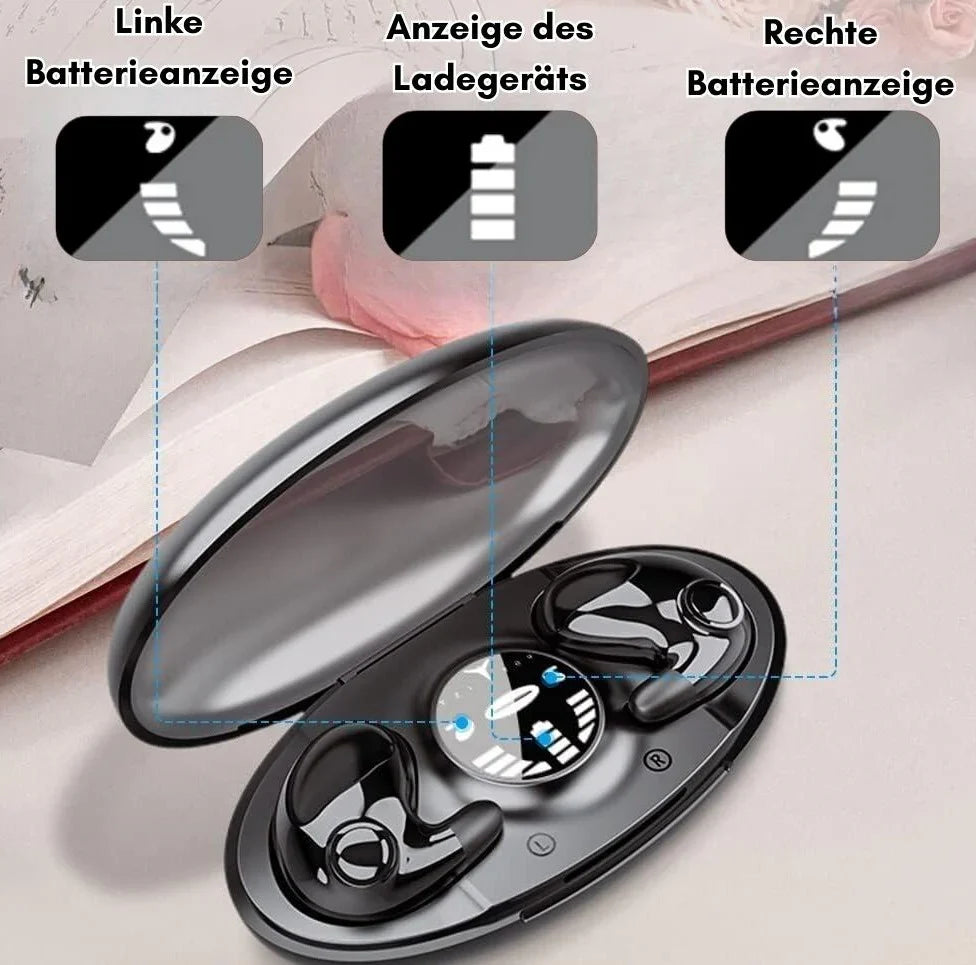 Navando | Ultrakleine Draadloze Slaapoortelefoons Met Oplaadcase