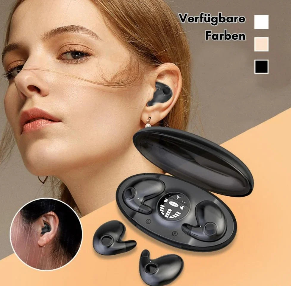 Navando | Ultrakleine Draadloze Slaapoortelefoons Met Oplaadcase