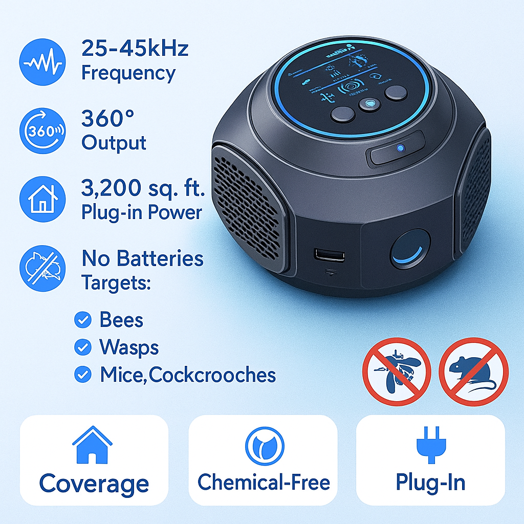 Navando | Ultrasoon Insectenwerend Apparaat Voor Thuis