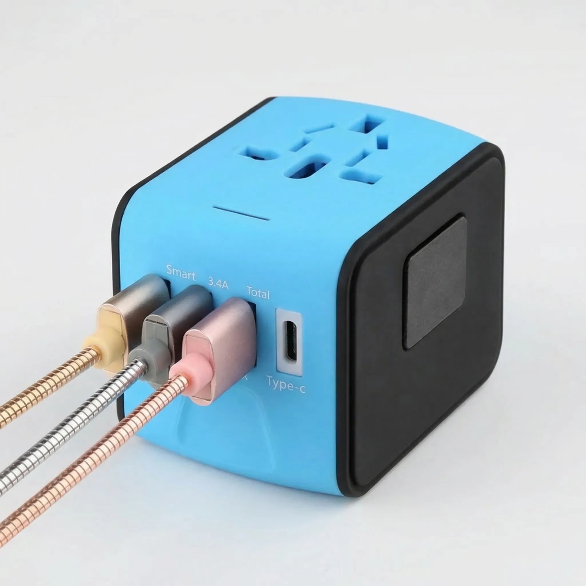 Navando | Universele Reisadapter Met USB-Poorten