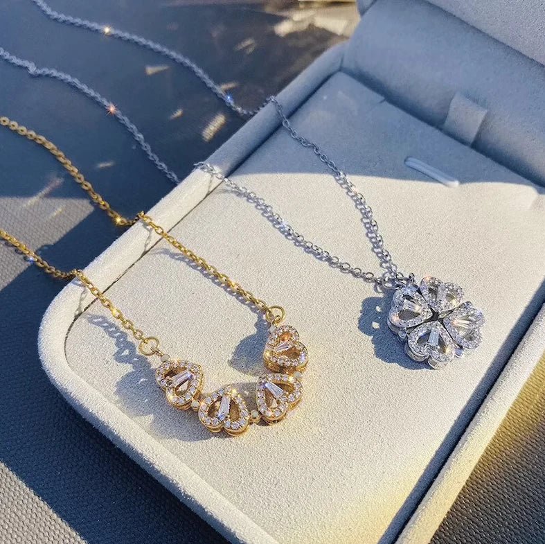 Navando | Verstelbare Ketting Met Klavertje Vier Hanger