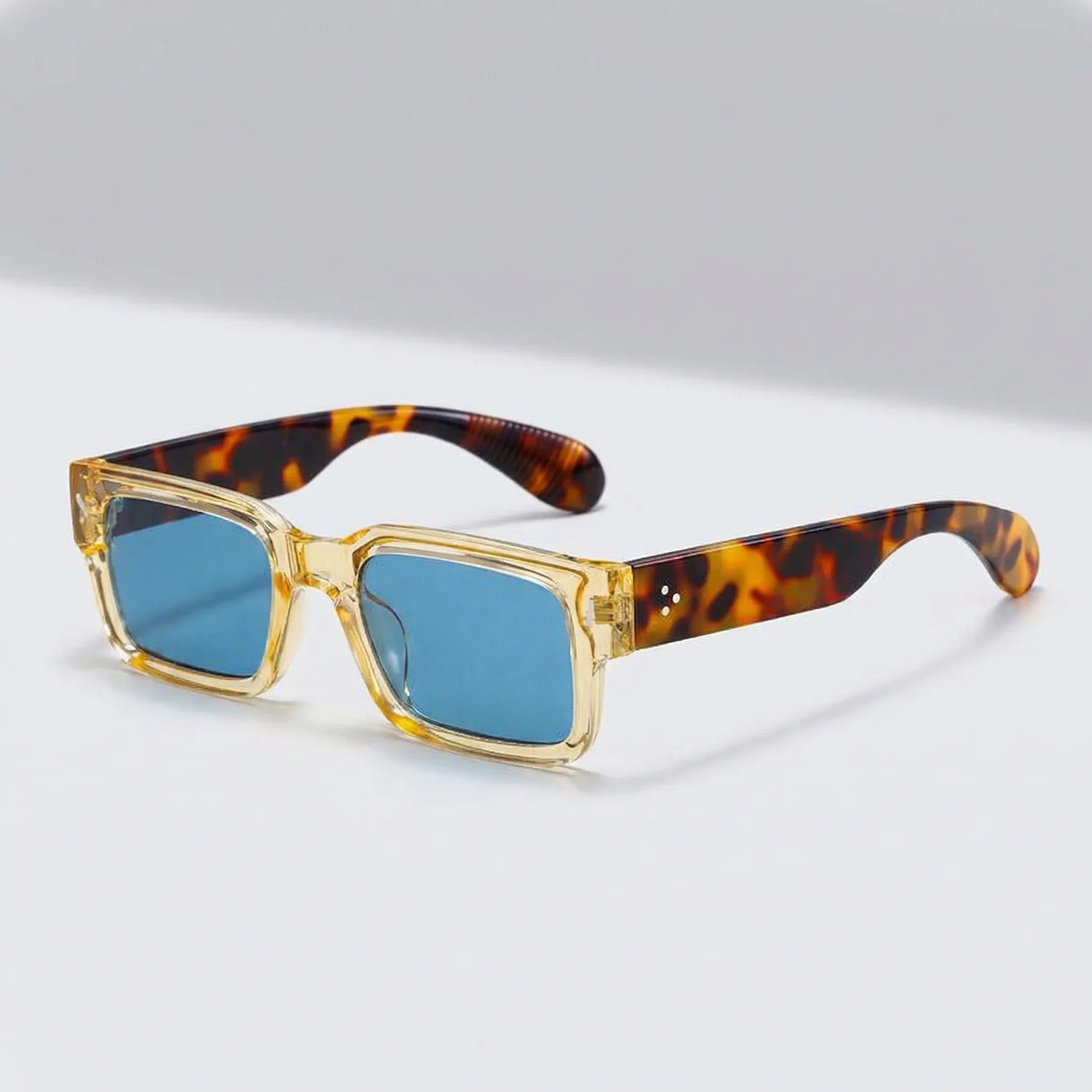 Navando | Vierkante Zonnebril Met Retro Look