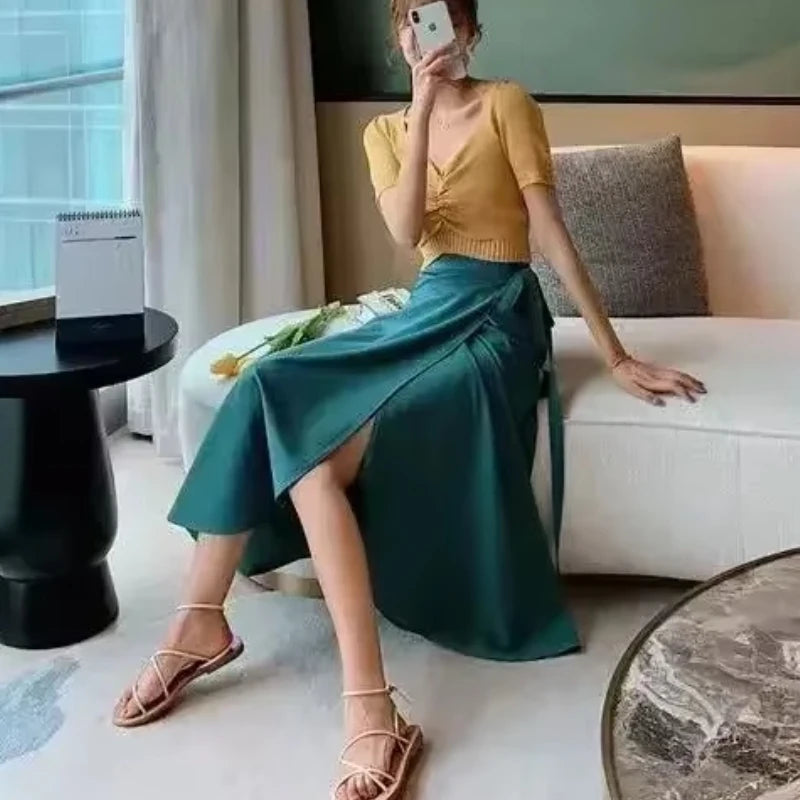 Navando | Vloeiende Maxi Rok