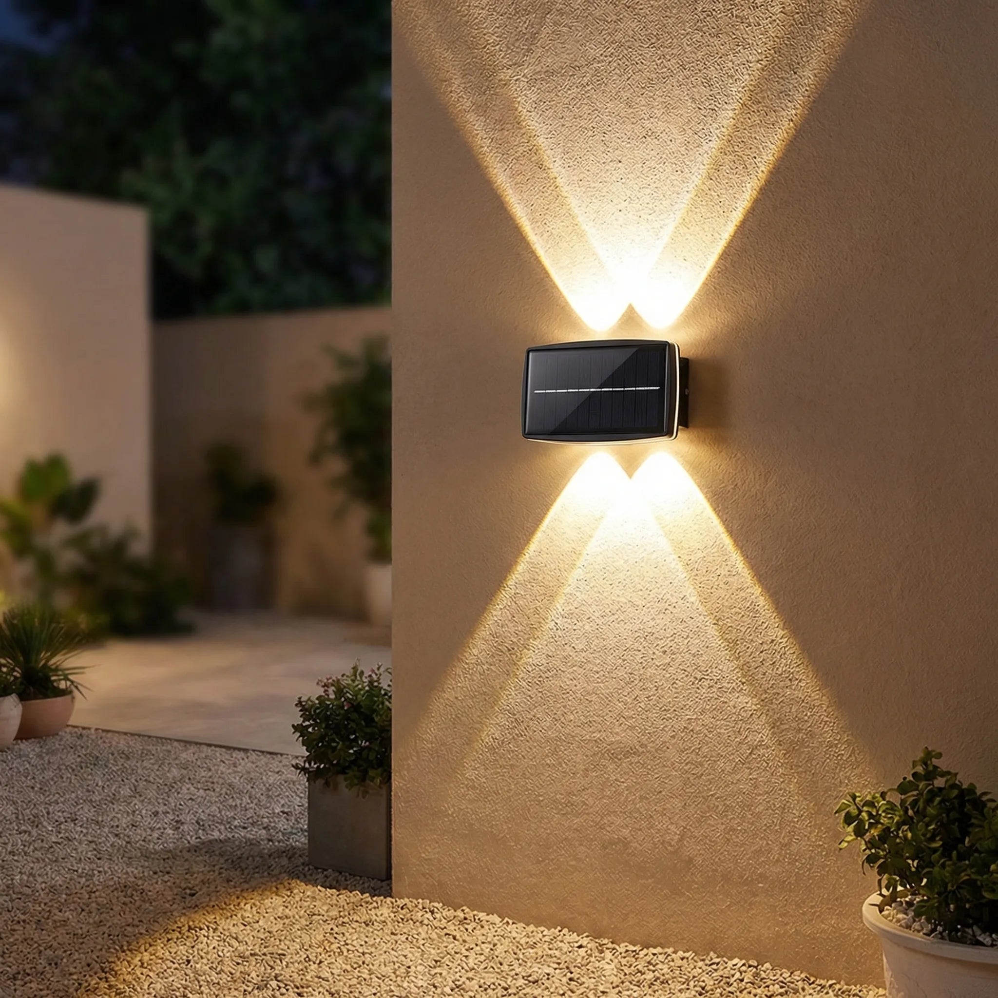 Navando | Zonne-Energie Wandlamp Voor Buiten