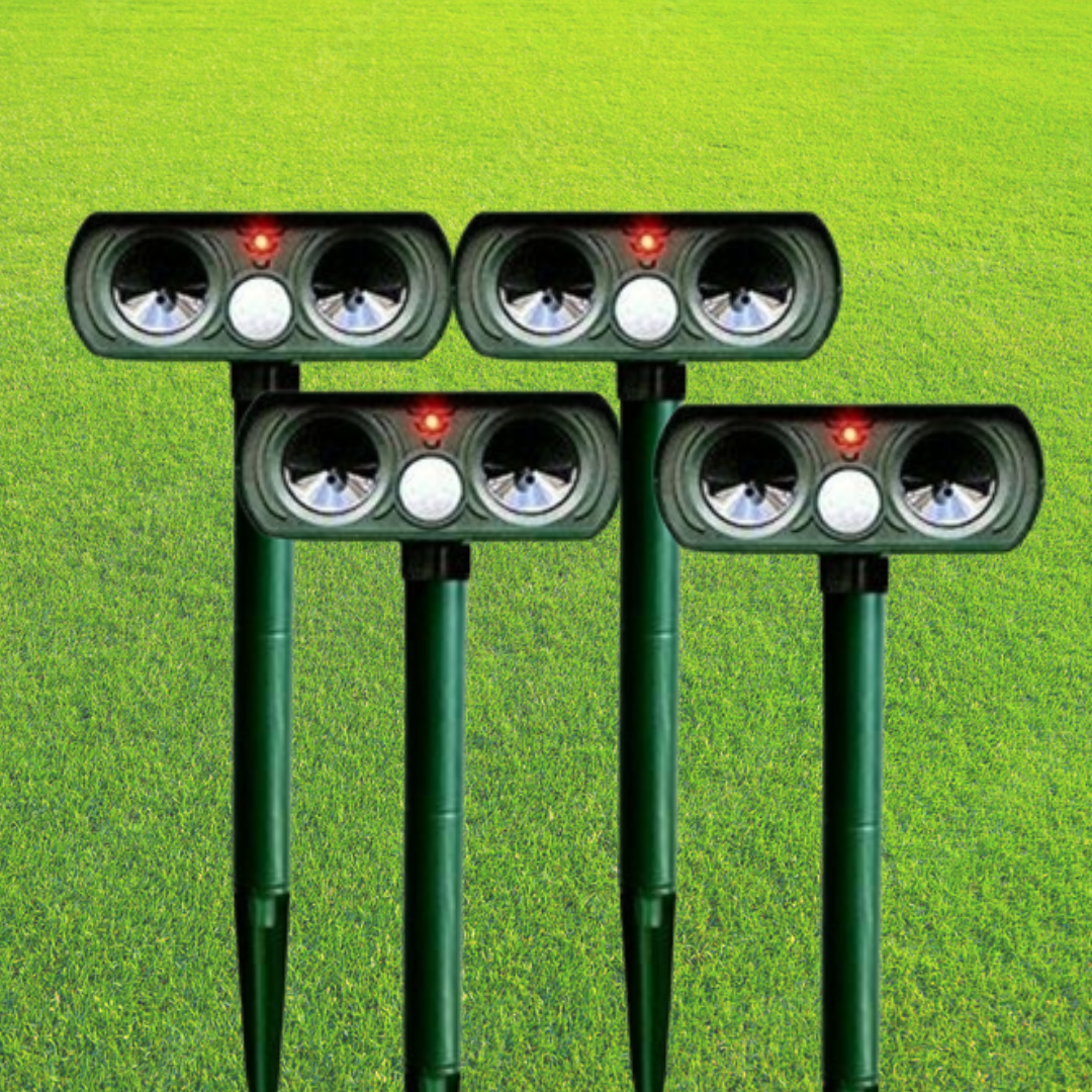 Navando | Zonnegevoede Ultrasone Dierenverjager Voor Buiten