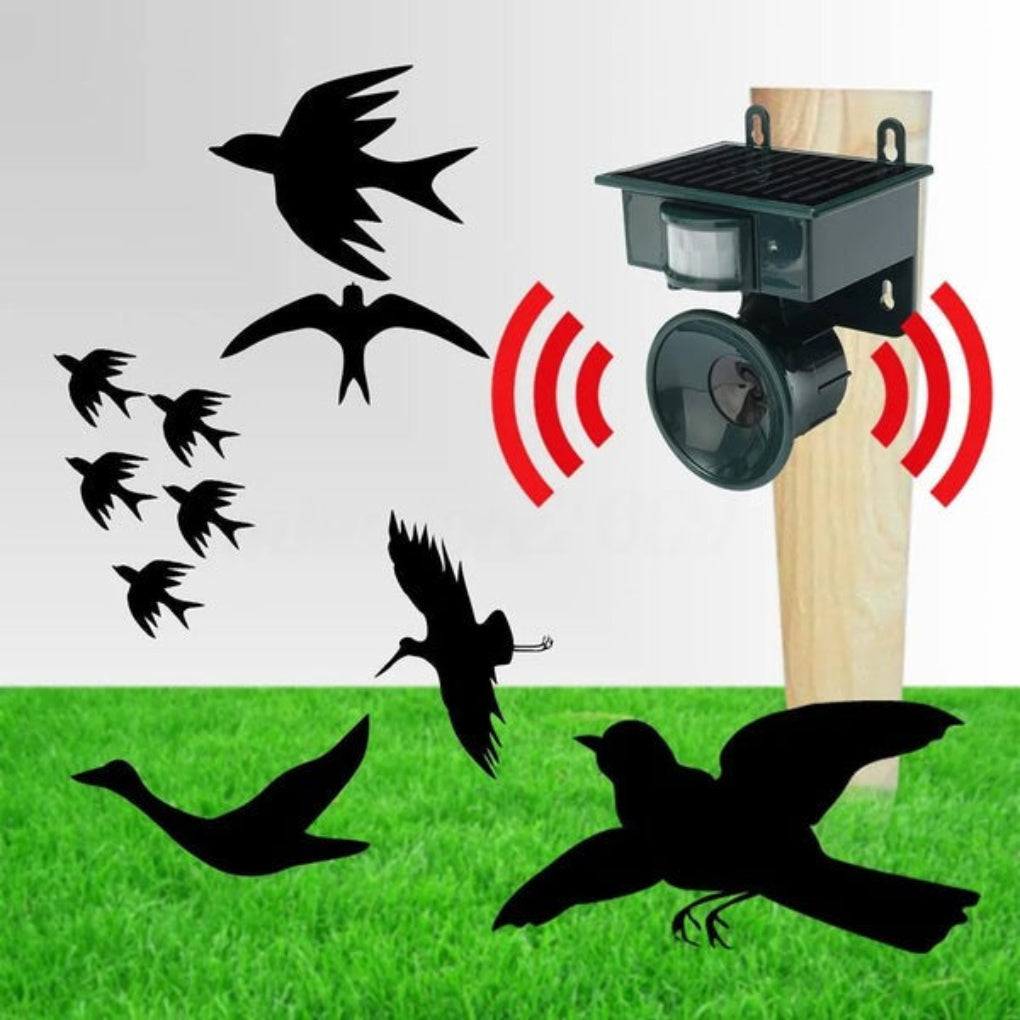 Navando | Zonnegevoede Vogelafschrikkingsapparaat Met PIR-Sensor