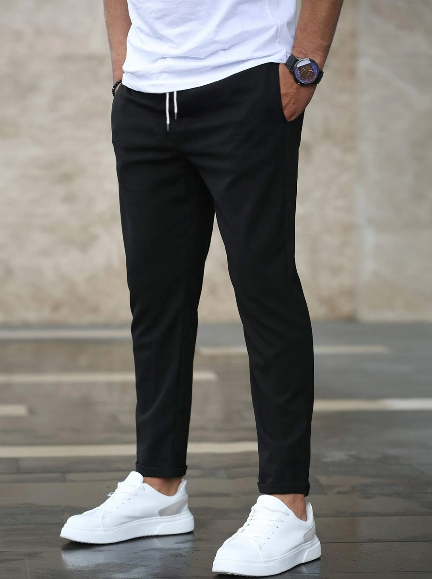 Nette Herenbroek Met Elastische Tailleband | Navando