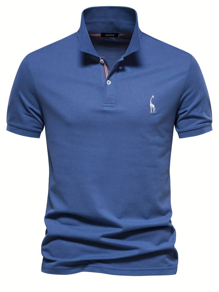 Noah | Slim Fit Classic Poloshirt met sportief kraagdetail 2
