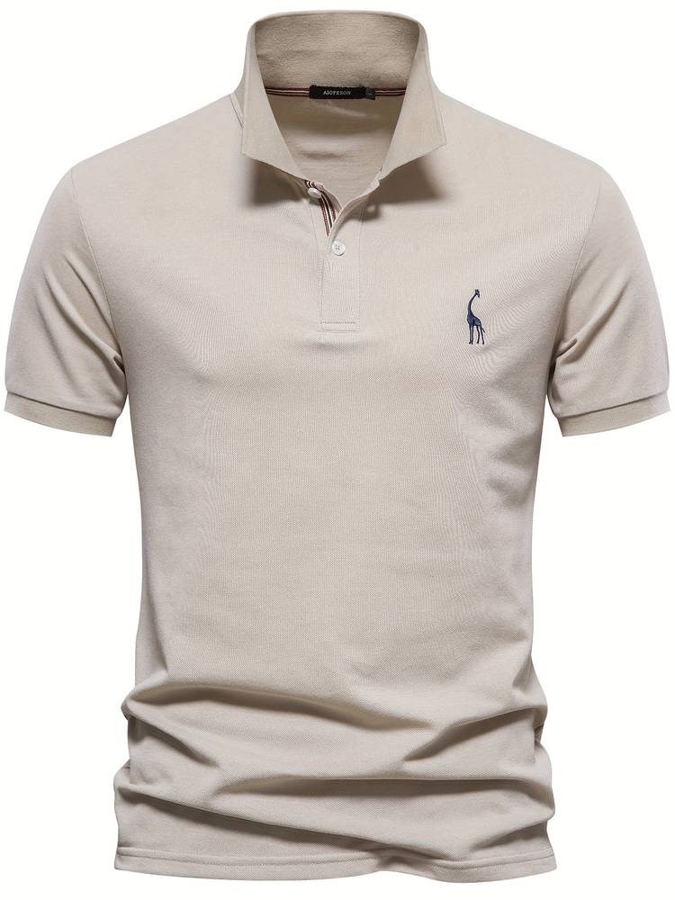 Noah | Slim Fit Classic Poloshirt met sportief kraagdetail 5