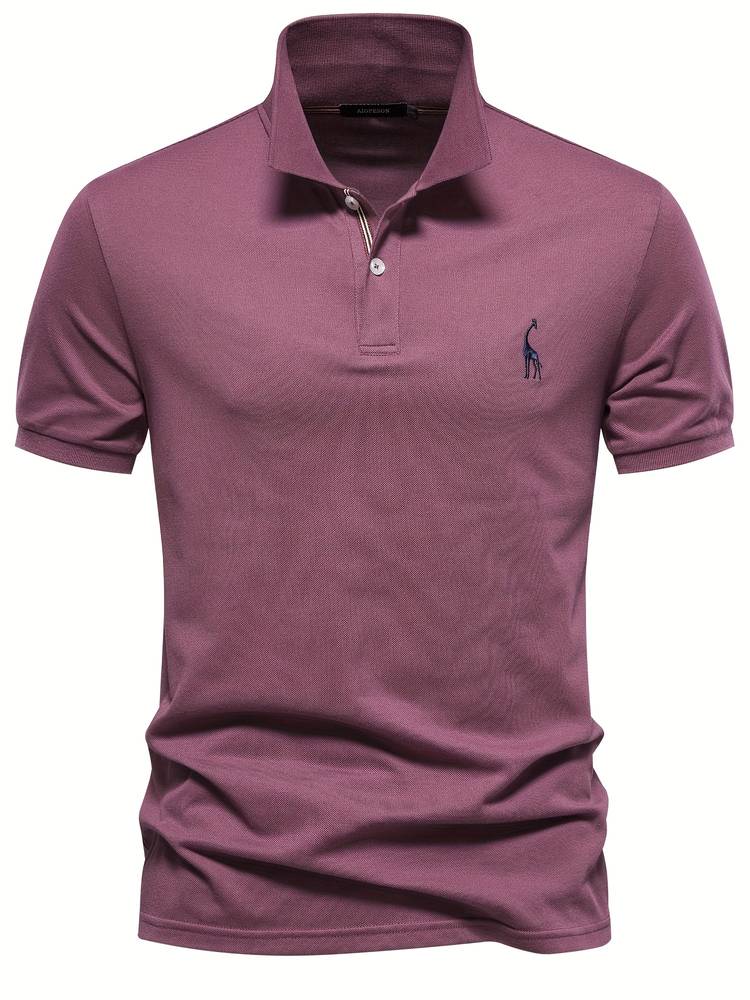 Noah | Slim Fit Classic Poloshirt met sportief kraagdetail 7