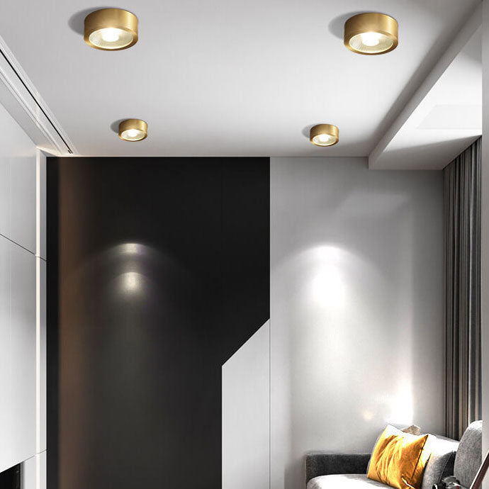 Nordic Light Luxe | Volledig koperen inbouw LED-lamp 1